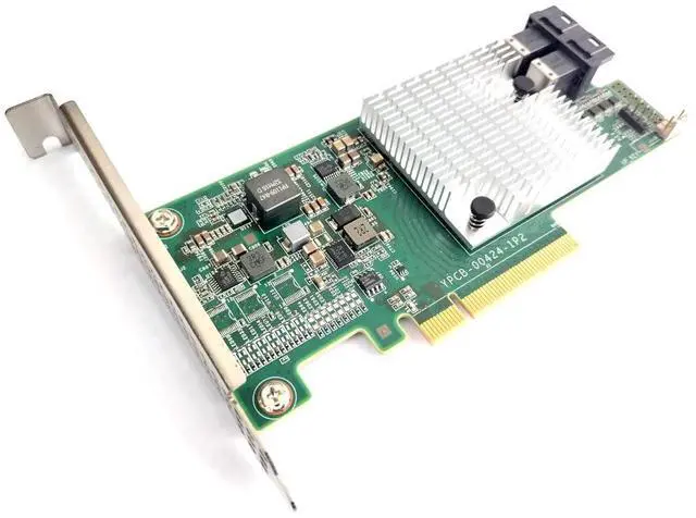 Alt view image 3 of 5 - SXTAIGOOD 9300-8I SAS3008 12Gbps SATA/SAS 8-Port HBA IT Mode ZFS FreeNAS unRAID+2*SFF-8643 SATA Cable