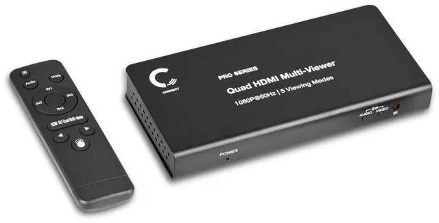 Main image of Expert Connect 4 Ports Quad HDMI Multi-Viewer/Screen Divider/Switch | 1080p @ 60Hz | 5 Viewing Modes