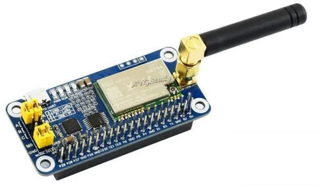 Main image of SX1262 LoRa HAT Covers 915MHz Frequency Band with Spread Spectrum Modulation Supports Raspberry Pi 1 2 3 4 Series Boards with UART Interface for STM32 @XYGStudy