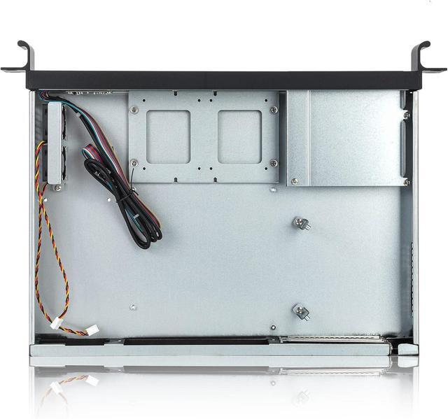 Alt view image 3 of 5 - RackChoice 1U Rackmount Server Chassis 12.1" Depth Support Mini-itx M/B only & 1U Flex PSU