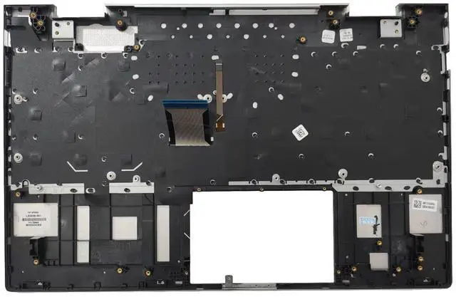 Alt view image 2 of 5 - wzqrps Replacement Laptop Upper Case Palmrest Backlit Keyboard Assembly Part for HP Envy X360 15 ED 15-ED 15M-ED 15M-ED0013DX L93226-001 UMA Natural Silver