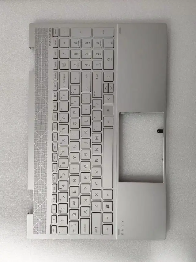 Alt view image 3 of 5 - wzqrps Replacement Laptop Upper Case Palmrest Backlit Keyboard Assembly Part for HP Envy X360 15 ED 15-ED 15M-ED 15M-ED0013DX L93226-001 UMA Natural Silver