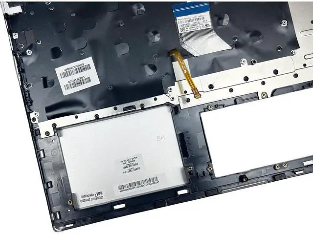 Alt view image 5 of 5 - wzqrps Replacement for HP Envy X360 15-CN 15M-CN0011DX 15M-CN 15T-CN 15-CN1073WM Laptop Upper Case Palmrest Backlit Keyboard Assembly Part L20746-001 L32767-001 609939-001 Silver