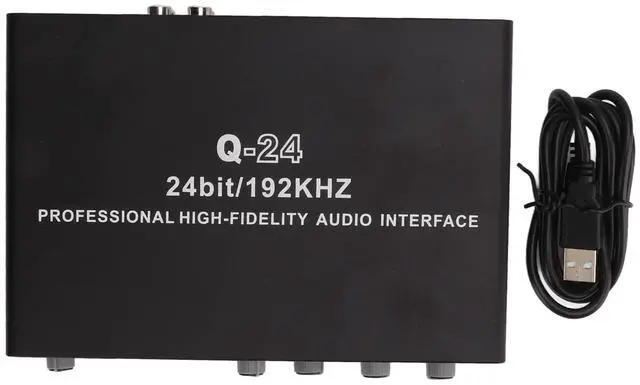Alt view image 2 of 5 - USB Live Sound Card, 24 BIT 192KHZ HD USB External Sound Card Digital Audio Mixer Protable Podcast Studio Equipment for Live Stream for OS X for IOS