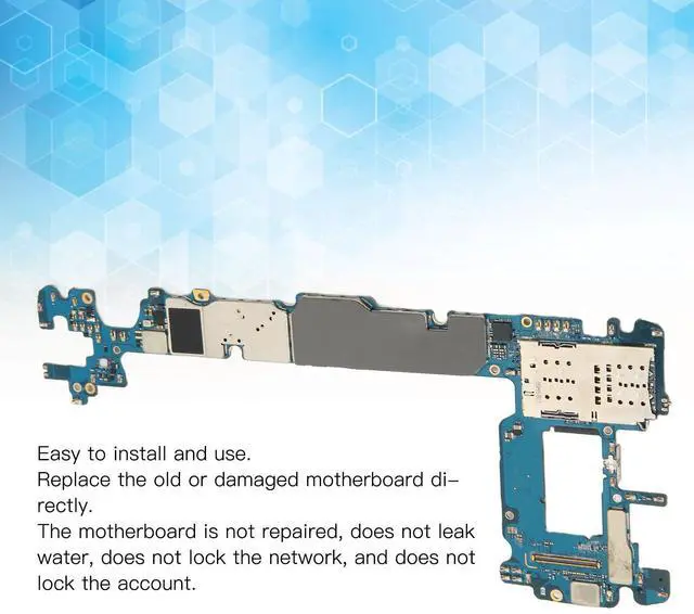 Alt view image 2 of 5 - Main Logic Board for Galaxy Note 9 64GB, Unlock Cellphone Motherboard, PCB Motherboard, Easy to Use, Ideal Replacement