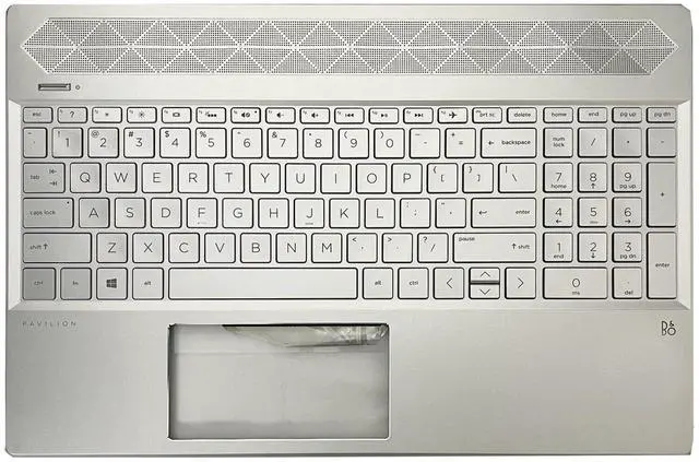 Main image of wzqrps Replacement for HP Pavilion 15-CS 15 CS 15-CS0025CL 15-CS1065CL 15-CS0064ST 15T-CS0057OD 15-CW Laptop Upper Case Palmrest Backlit Keyboard Top Cover Assembly Part L24752-001 Natural Silver