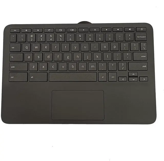 Main image of LTPRPTS Replacement Laptop Upper Case Palmrest Keyboard Touchpad Assembly Part for HP Chromebook 11 G9 EE M47382-001 Black
