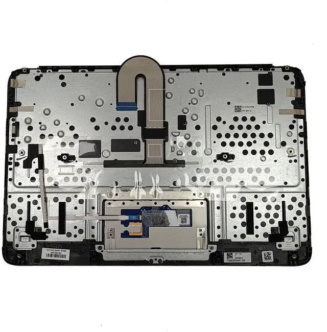 Alt view image 2 of 5 - LTPRPTS Replacement Laptop Upper Case Palmrest Keyboard Touchpad Assembly Part for HP Chromebook 11 G9 EE M47382-001 Black