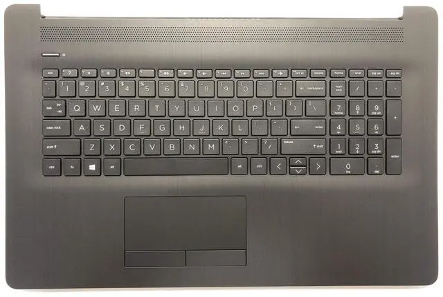 Main image of Replacement for HP Pavilion17BY 17-by 17CA 17-CA 17Q-CS Laptop Upper Case Palmrest Touchpad with Keyboard Assembly Part L22750-001 6070B1308103 Grey