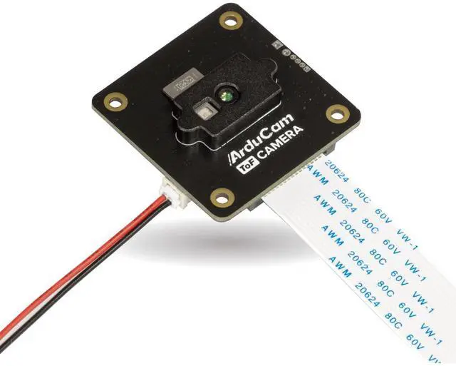 Main image of Arducam ToF Camera, 0.43MP Color Rolling Shutter Camera Module with Case for Raspberry Pi and Nvidia Jetson Board, Depth Sensing Solution ToF Tech Camera
