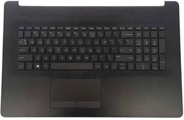 Main image of LTPRPTS Replacement Laptop Upper Case Palmrest Non-Backlit Keyboard Non-PTP(73H0) Touchpad Assembly Part for HP Laptop 17-CA 17 by 17T-BY000 17Z-CA100 17z-CA000 L22751-001 6070B1308101 Black