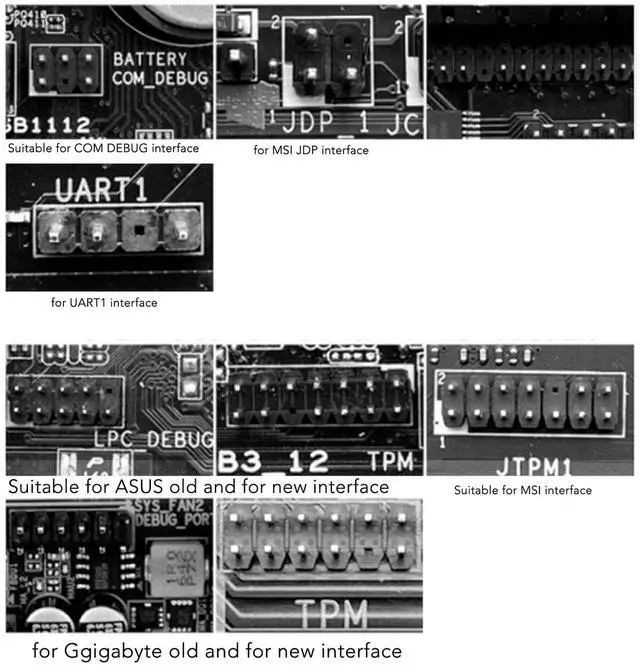Alt view image 4 of 5 - Diagnostic Motherboard Test Card Kit Computer Post Test Analyzer Laptop PC Motherboard Analyzer Kit Motherboard Analyzer Adapter Card