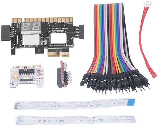 Alt view image 5 of 5 - Diagnostic Motherboard Test Card Kit Computer Post Test Analyzer Laptop PC Motherboard Analyzer Kit Motherboard Analyzer Adapter Card
