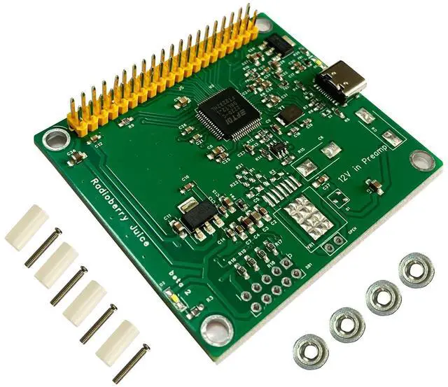 Main image of AURSINC Radioberry Juice USB Board, Compatible with Radioberry, USB-to-PC, Support Console SDR (v3) / Thetis SDR/Spark SDR/Pihpsdr Windows or Linux for Software Defined Radio (SDR)