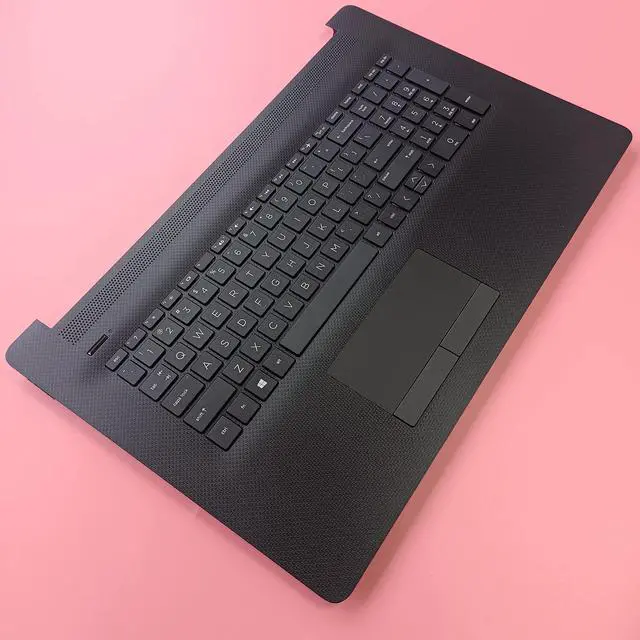 Alt view image 3 of 5 - LTPRPTS Replacement Laptop Upper Case Palmrest Non-Backlit Keyboard Non-PTP(73H0) Touchpad Assembly Part for HP Laptop 17-CA 17 by 17T-BY000 17Z-CA100 17z-CA000 L22751-001 6070B1308101 Black