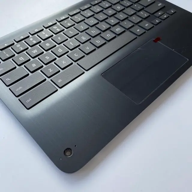 Alt view image 4 of 5 - LTPRPTS Replacement Laptop Upper Case Palmrest Keyboard Touchpad Assembly Part Non-WFC for HP Chromebook X360 11 G3 EE L92215-001 Black