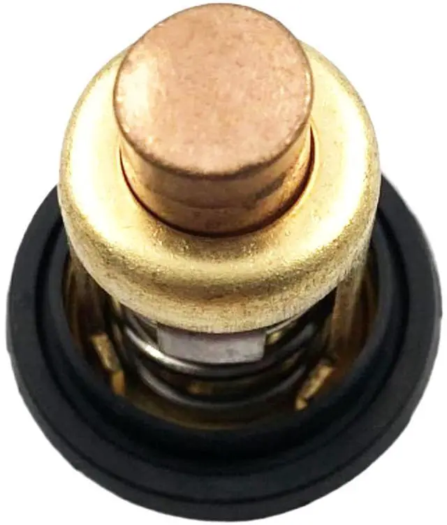 Alt view image 3 of 5 - DEVMO 75692Q2 Thermostat Kit Compatible with Mer-cury Marine 135HP 150HP 175HP 200HP V6 143 Degree Compatible with GLM 13340, 2 PCS