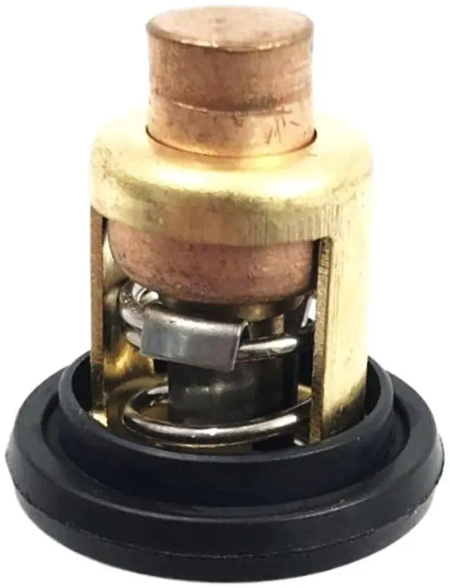 Alt view image 4 of 5 - DEVMO 75692Q2 Thermostat Kit Compatible with Mer-cury Marine 135HP 150HP 175HP 200HP V6 143 Degree Compatible with GLM 13340, 2 PCS