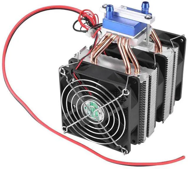 Main image of DC 12V Thermoelectric Cooler Fans Cooling Heatsinks Peltier System Semiconductor Refrigeration DIY Water Cooling System Cooler Device with Fan for Fish (120W (Suitable for 30-Liter