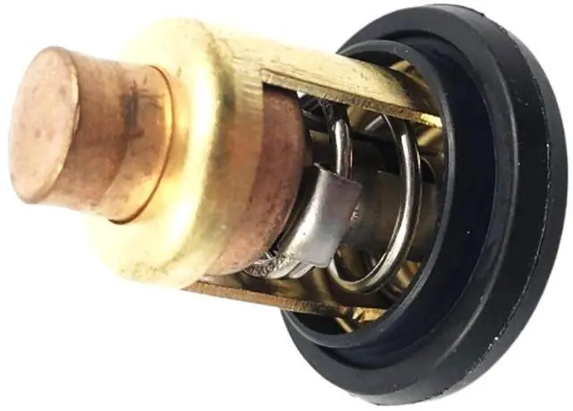 Alt view image 5 of 5 - DEVMO 75692Q2 Thermostat Kit Compatible with Mer-cury Marine 135HP 150HP 175HP 200HP V6 143 Degree Compatible with GLM 13340, 2 PCS
