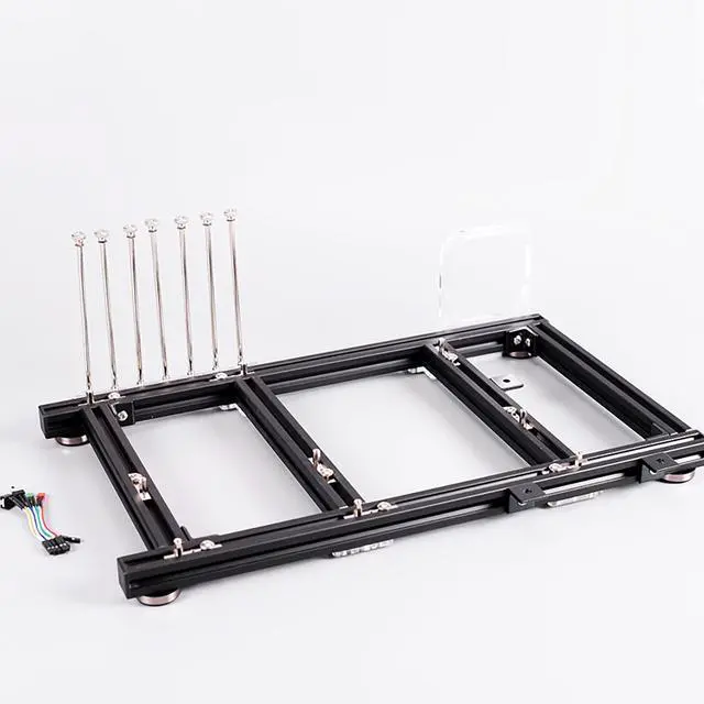 Main image of Mini ITX MATX ATX PC Test Bench DIY Open Air Frame Overclock Vertical Case Computer Mount Aluminum Chassis for HTPC Graphics Card/Games/Cooling