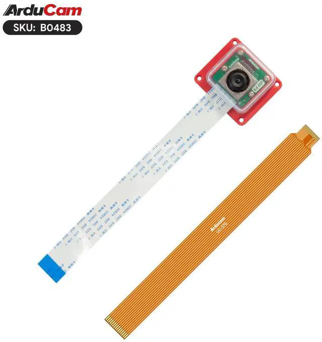 Alt view image 2 of 5 - Arducam OwlSight for Raspberry Pi 5 Camera Module, 1/1.32" 64MP High Resolution Auto Focus Camera Module for Raspberry Pi 3/4/5, Native to support Libcamera, Comes with ABS Case