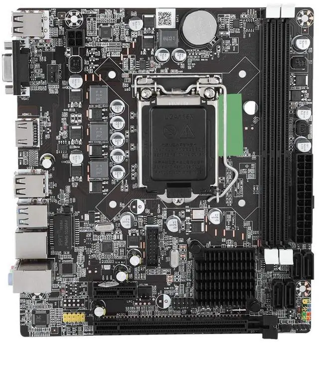 Alt view image 2 of 5 - LGA 1155 Motherboard,Desktop Computer Motherboard USB3.0 SATA Mainboard,Support VGA + Output for Intel B75