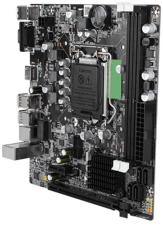 Alt view image 5 of 5 - LGA 1155 Motherboard,Desktop Computer Motherboard USB3.0 SATA Mainboard,Support VGA + Output for Intel B75
