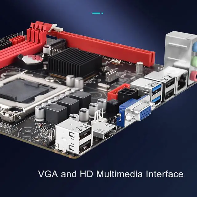 Alt view image 3 of 5 - B75A Motherboard, LGA1155 CPU DDR3, PCIe 16X, SATA 3.0/2.0, M.2 VGA Interface, USB 3.0/2.0, ATX Desktop Motherboard
