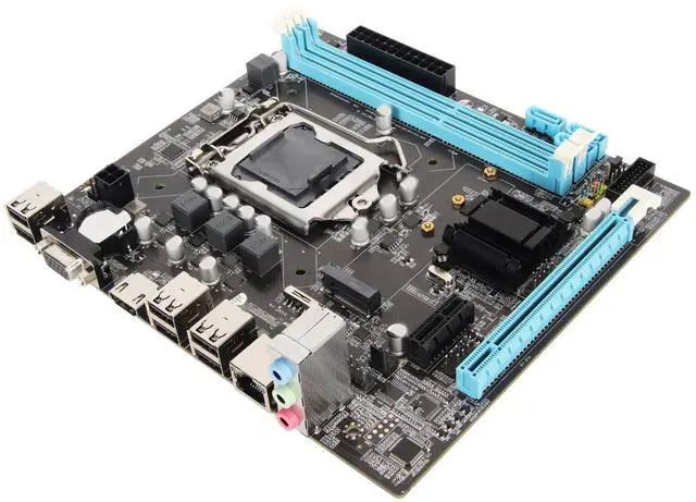 Main image of Micro ATX Motherboard for LGA1155 Socket with DDR3, M.2 NVMe NGFF, 3 Phase Power, VGA HD Output