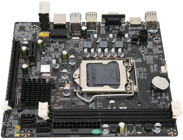 Alt view image 2 of 5 - Desktop Mainboard,Desktop Computer Motherboard LGA 1155 USB3.0 SATA Mainboard for Intel B75