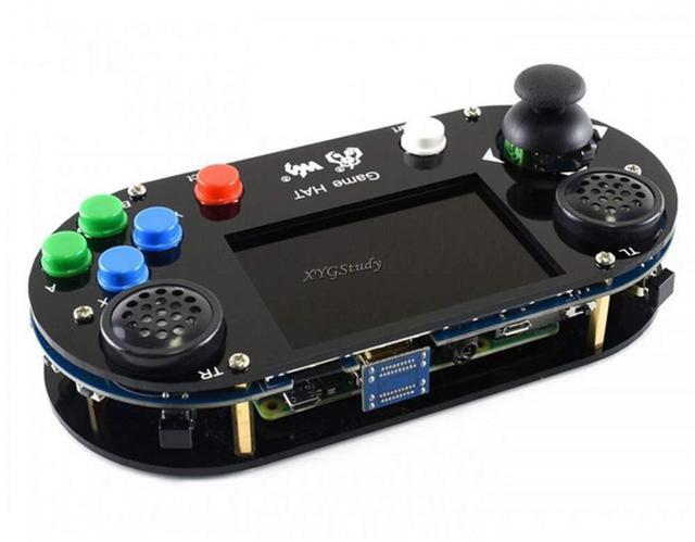 Alt view image 2 of 5 - Game HAT Raspberry Pi Handheld Game Console Kit Portable Video Classic Gaming Console with 3.5" 480×320 IPS Screen Display Monitor for Raspberry Pi A+/B+/2B/3B/3B+/4B/Zero/Zero W @XYGStudy