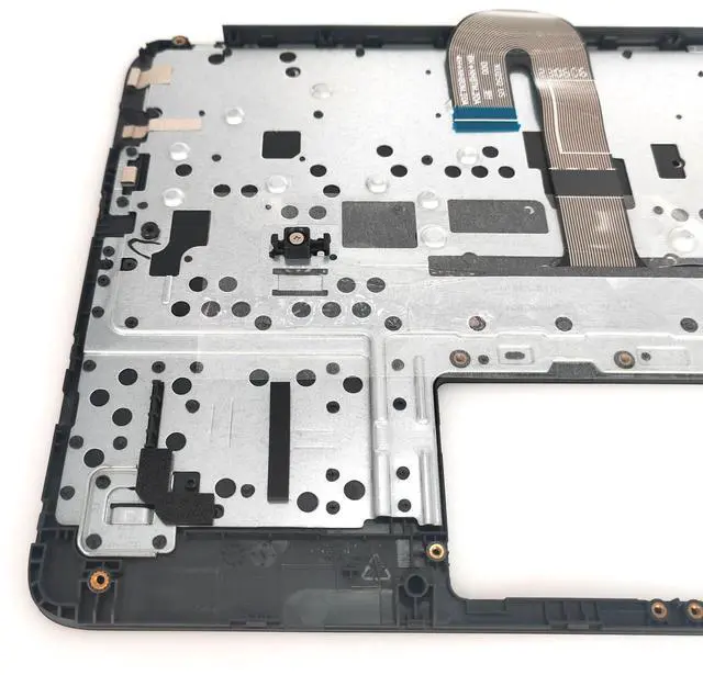 Alt view image 4 of 5 - Jxjslp Replacement Upper Case Palmrest for HP Chromebook 11MK G9 EE (MediaTek) Series Laptop US Layout Keyboard Assembly Top Cover M44258-001 Black