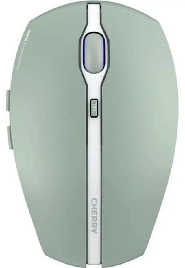 Main image of Cherry GENTIX BT Wireless Bluetooth Mouse, Multi-Device Function for up to 3 Devices, Switchable Resolution (1000/2000 DPI), 7 Buttons and Scroll Wheel, Battery Operated, Black (Agave Green)