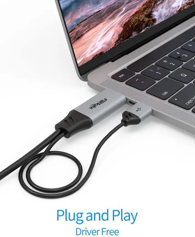 Alt view image 5 of 5 - HDMI to USB C Cable 4K60Hz, HDMI 2.0 to UsbC 6.6FT Soft Graphen Cable Adapter, Connect HDMI Laptop, PC, PS5, Xbox, Steam Deck Dock to USB-C Monitor, Nreal Air, Xreal Air, Touchable Portable Monitor