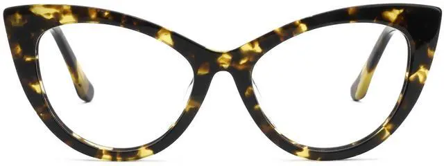 Alt view image 2 of 5 - Zeelool Stylish Cat Eye Blue Light Blocking Glasses for Women ZJGA357815-04 Tortoise