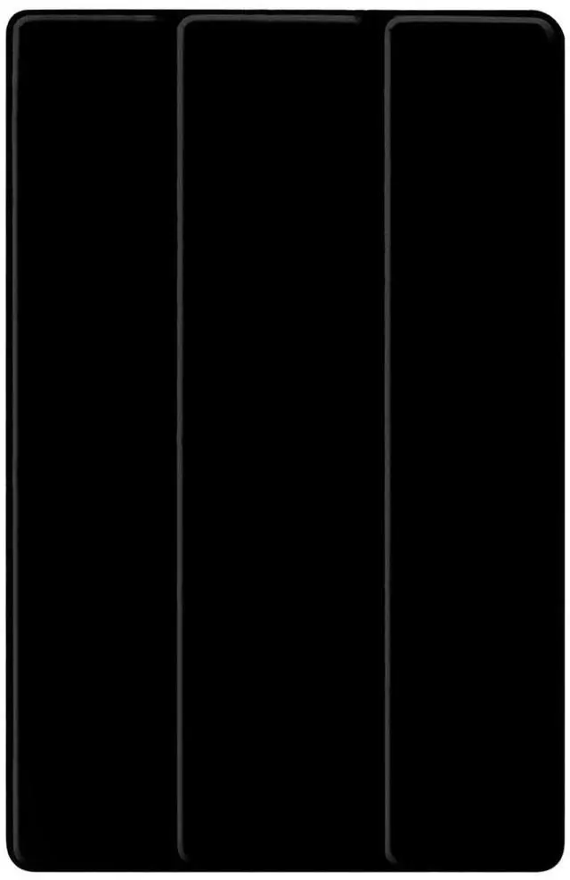 Alt view image 2 of 5 - SaharaCase Tri-Fold Folio Case for Amazon Fire Max 11 (13th Generation 2023) [Shockproof Bumper] Rugged Leather Antislip Grip Slim Fit Kickstand (Black)