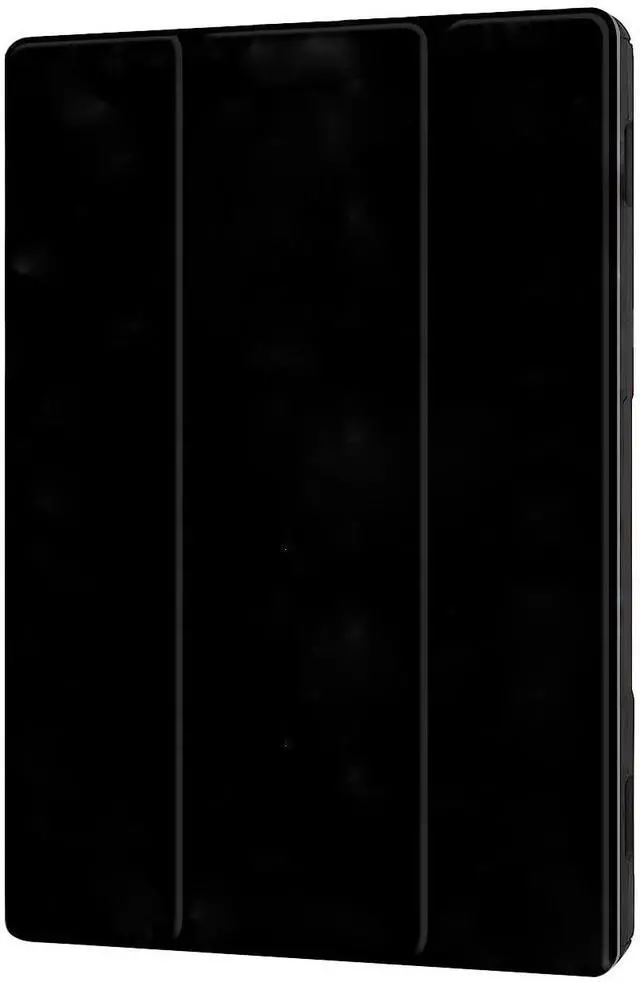 Alt view image 4 of 5 - SaharaCase Tri-Fold Folio Case for Amazon Fire Max 11 (13th Generation 2023) [Shockproof Bumper] Rugged Leather Antislip Grip Slim Fit Kickstand (Black)