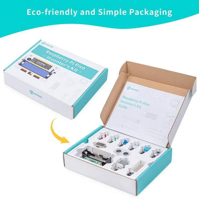 Alt view image 2 of 5 - ELECFREAKS Wukong2040 Inventor Sensor Starter Kit for Raspberry Pi,MicroBlocks and Python Programming kit with Coding Electronics Modules and Wiki Tutorial(Without Raspberry Pi)