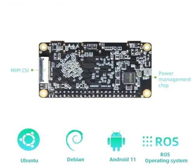 Alt view image 3 of 5 - TP-0W Development Board RK3566 Artificial Intelligence for Image Processing with Dual-Band WiFi+BT4.2,Mini HDMI -Debian Ubuntu for Smart Gateway NAS AIoT Compatible with Raspberry Pi (Board 4GB RAM)