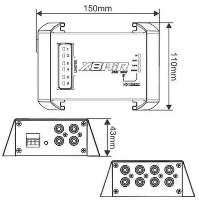 Alt view image 5 of 5 - EXPERT 8 CH 32 BIT 96K Bluetooth Process