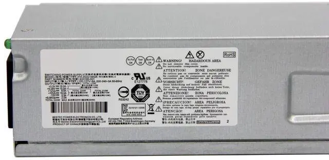 Alt view image 5 of 5 - New 220W Power Supply Unit PSU for HP Pavilion Slimline S5 Series TouchSmart 310-1205la Desktop PC - Compatible With s5-1110d, s5-1002la, s5-1010, s5-1024 - 633195-001, 633193-001, 633196-001
