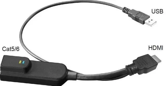 Alt view image 2 of 2 - Crystal Image Technologies - HDMI KVM Switch Dongle for Crystal Image Tech Cat5 KVM Switch (HDMI USB Dongle)