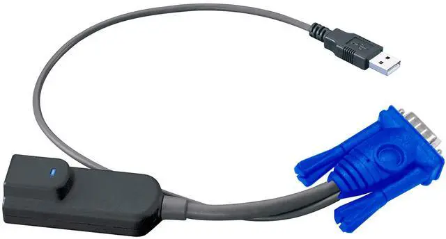 Main image of Crystal Image Technologies - VGA KVM Switch Dongle for Crystal Image Tech Cat5 KVM Switch (VGA USB Cat5 Dongle)