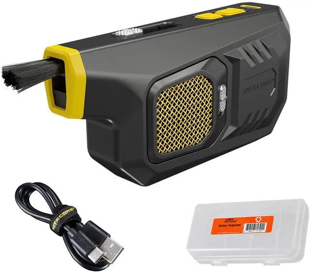 Main image of Nitecore BB21 Portable Air Blower for Cameras, Computers and Electronics, Fast Charging USB-C Rechargeable, 30,000 RPM Electric Compressed Air Duster with Organizer