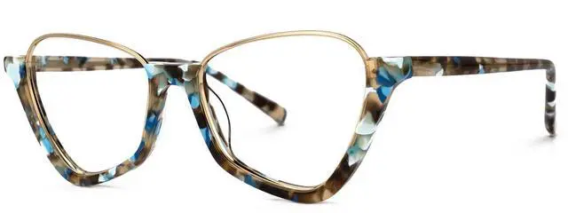 Main image of VOOGLAM Stylish Blue Light Blocking Glasses for Women Anti Eyestrain UV Eyewear Tortoise Adelio GJGX230762-03