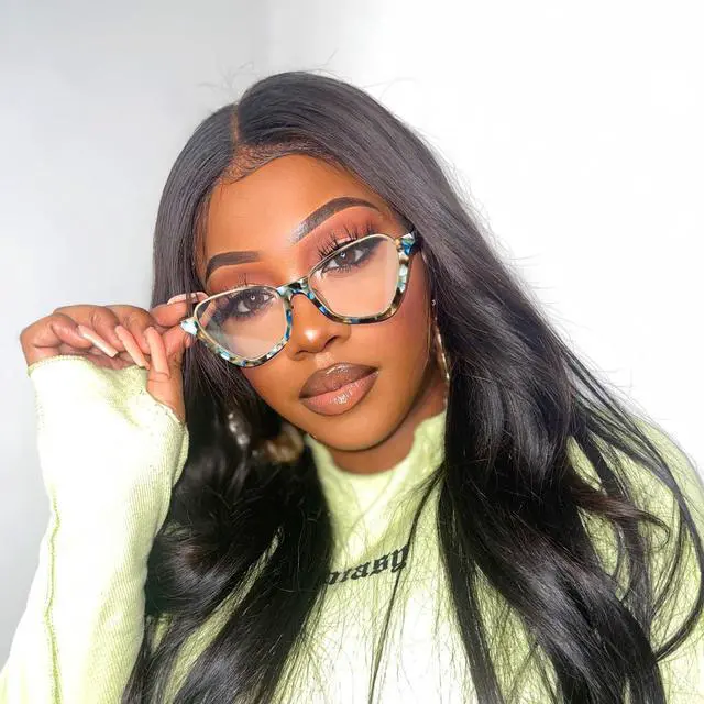 Alt view image 2 of 5 - VOOGLAM Stylish Blue Light Blocking Glasses for Women Anti Eyestrain UV Eyewear Tortoise Adelio GJGX230762-03