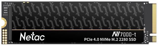 Main image of Netac 4TB PCIe Gen4x4 M.2 SSD Up to 7,300 MB/s NVMe Internal SSD with Aluminum Heatspreader High-Performance Storage for Desktop and Laptop PCs Works with PS5, NV7000-t