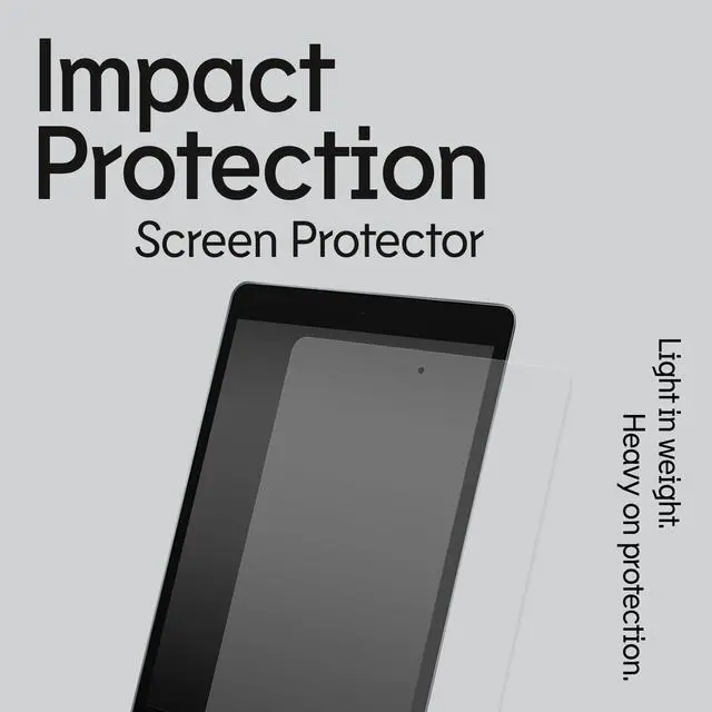 Alt view image 2 of 5 - RhinoShield Anti Blue Light Impact Screen Protector Compatible with Apple iPad 10-10.9 inch / A16 | High Impact Resistance, Durable, Scratch and Fingerprint Resistant