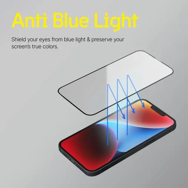 Alt view image 3 of 5 - RhinoShield Anti Blue Light Impact Screen Protector Compatible with Apple iPad 10-10.9 inch / A16 | High Impact Resistance, Durable, Scratch and Fingerprint Resistant